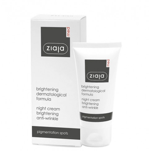 ZIAJA MED VILÁGOSÍTÓ RÁNCTALANÍTÓ ÉJSZAKAI KRÉM, PIGMENTFOLTOS BŐRRE 50 ML