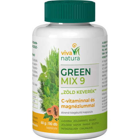 Vásároljon Zöldvér green mix 9 kapszula 110db terméket - 3.704 Ft-ért