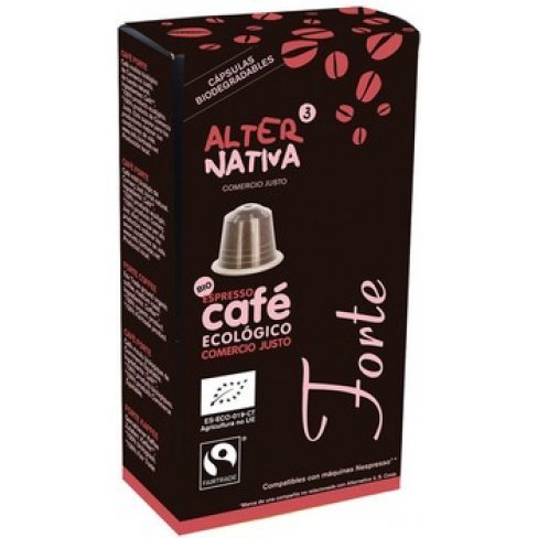 Vásároljon Alternativa3 forte kávé kapszula nespresso kompatibilis bio 10db terméket - 1.489 Ft-ért