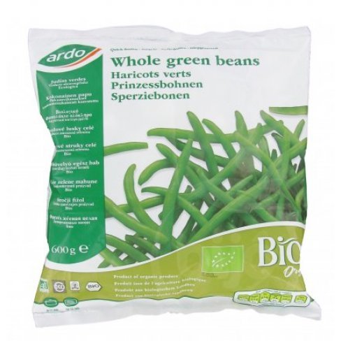 Vásároljon Ardo bio gyorsfagyasztott szuperzsenge zöldhüvelyű zöldbab 600g terméket - 593 Ft-ért