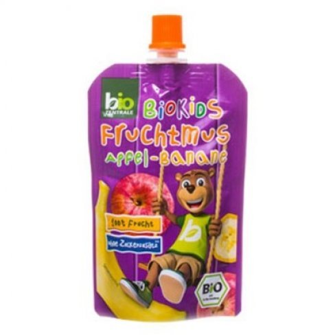 Vásároljon Bio-zentrale bio gyümölcs püré 100% alma-banán 90g terméket - 528 Ft-ért