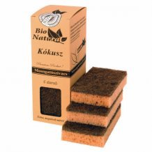 Bionatural bio mosogató szivacs kókusz formára vágott 4db