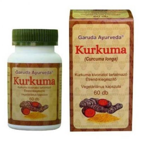 Vásároljon Garuda ayurveda kurkuma kapszula vegetáriánus 60db terméket - 1.768 Ft-ért