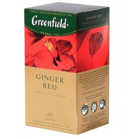 Vásároljon Greenfield ginger red tea 25x2g 50g terméket - 627 Ft-ért