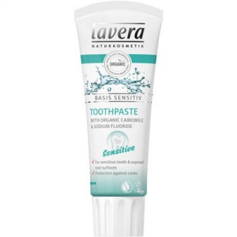 Vásároljon Lavera basis s bio fogkrém sensitive 75ml terméket - 1.374 Ft-ért