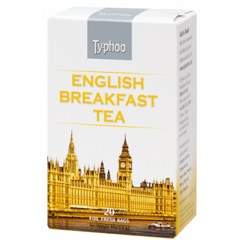 Vásároljon London typhoo english breakfast tea 20x 40g terméket - 406 Ft-ért