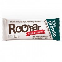 Roobar 100% raw bio high protein szelet chia mag&spirulina 60g
