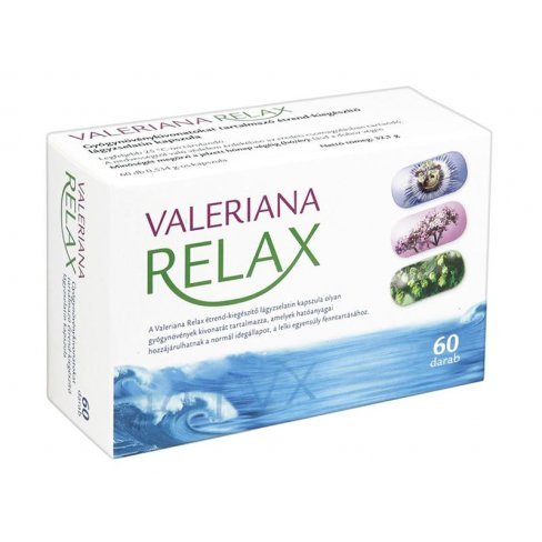 Vásároljon Valeriana relax kapszula 60db terméket - 2.261 Ft-ért