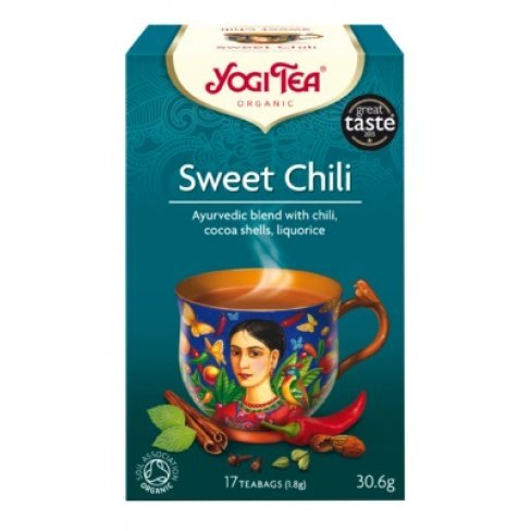 Vásároljon Yogi bio tea édes chili mexikói fűszeres 17x1,8g 31g terméket - 1.111 Ft-ért