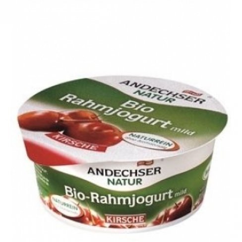 Vásároljon Andechser bio krémjoghurt cseresznye 150g terméket - 516 Ft-ért