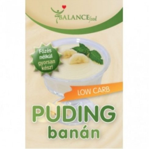 Vásároljon Balance food low carb instant banánpuding 60g terméket - 294 Ft-ért