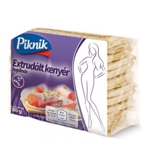 Vásároljon Piknik extrudált kenyér hajdinás 80g terméket - 279 Ft-ért