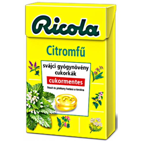 Vásároljon Ricola cukorka citromfű 40g terméket - 516 Ft-ért
