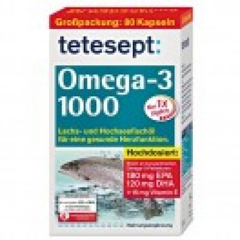 Vásároljon Tetesept omega 3 lazac és tengeri halolaj tabletta 30db terméket - 2.679 Ft-ért