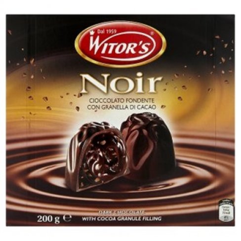 Vásároljon Witors noir étcsokoládés praliné díszdobozos 200g terméket - 1.046 Ft-ért