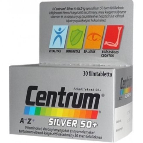 Vásároljon Centrum silver filmtabletta 100 db 100 db terméket - 7.722 Ft-ért