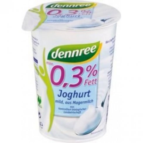 Vásároljon Dennree bio natúr joghurt 0.3 %-os 500 g 500 g terméket - 520 Ft-ért