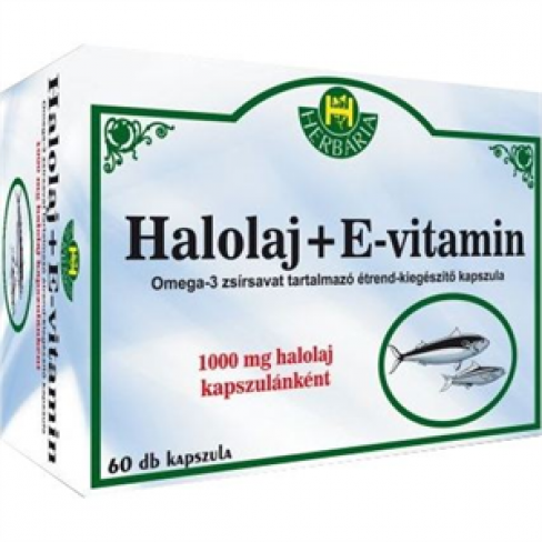 Vásároljon Herbária halolaj+e-vitamin kapszula 60 db terméket - 2.272 Ft-ért