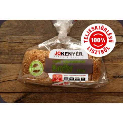 Vásároljon Jókenyér 100% teljeskiörl.brotter 350 g 350 g terméket - 628 Ft-ért