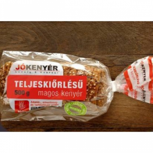 Vásároljon Jókenyér teljeskiörlésű magos 500 g 500 g terméket - 628 Ft-ért