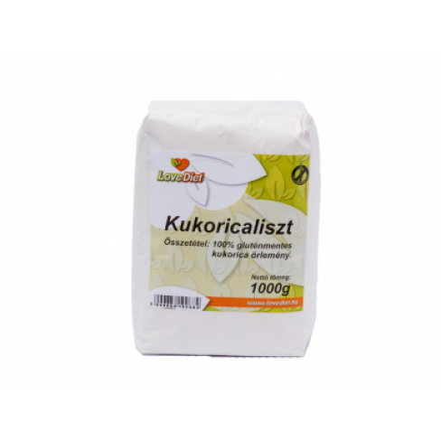 Vásároljon Love diet gluténmentes kukoricaliszt 1000 g terméket - 311 Ft-ért