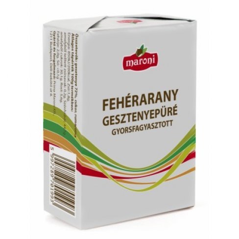 Vásároljon Maroni fehérarany gesztenyepüré 200 g terméket - 663 Ft-ért