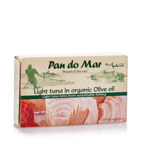 Vásároljon Pan do mar sárgaúszójú tonhal bio olivás 120 g terméket - 1.692 Ft-ért