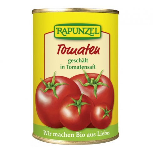 Vásároljon Rapunzel bio hámozott egész paradicsom 400 g terméket - 621 Ft-ért