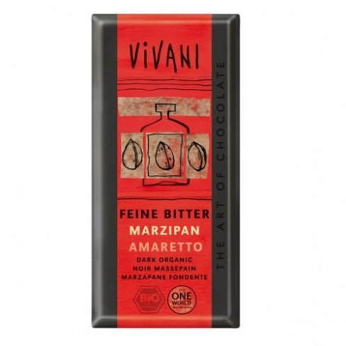 Vásároljon Vivani bio étcsokoládé marcipán-amaretto 100 g terméket - 1.140 Ft-ért