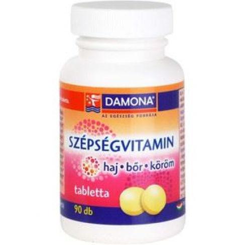 Vásároljon Damona szépségvitamin tabletta 90db terméket - 1.365 Ft-ért