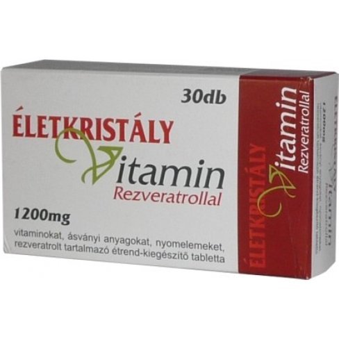 Vásároljon Életkristály vitamin rezveratrollal 30db terméket - 3.074 Ft-ért