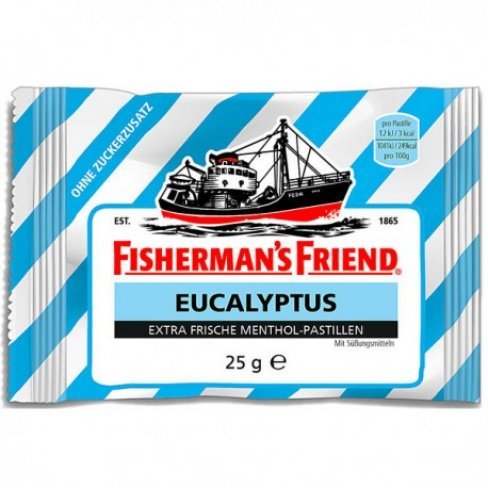 Vásároljon Fishermans friend cukorka kék 25g terméket - 371 Ft-ért