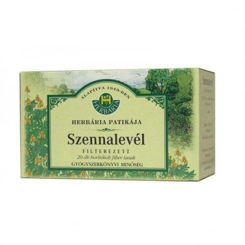 Vásároljon Herbária tea szenna filteres 20db terméket - 655 Ft-ért