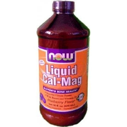 Vásároljon Now liquid cal-mag folyékony kalcium magnézium áfonya ízű 473ml terméket - 5.735 Ft-ért