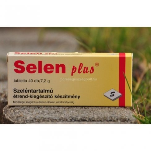 Vásároljon Selenium selen plus tabletta 40db terméket - 1.353 Ft-ért