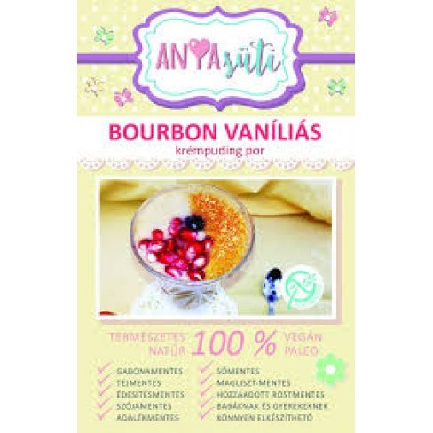 Vásároljon Anyasüti bourbon vaníliás krémpuding por 50g terméket - 450 Ft-ért
