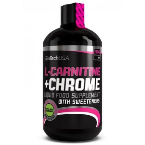 Vásároljon Biotech l-carnitine+chrome oldat körte-alma 500ml terméket - 4.292 Ft-ért