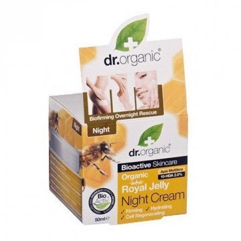 Vásároljon Dr.organic bio méhpempő éjszakai krém 50ml terméket - 4.330 Ft-ért
