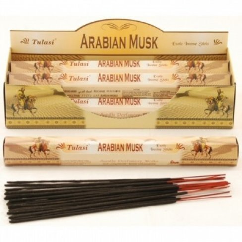 Vásároljon Füstölő tulasi hatszög arabian musk 20db terméket - 209 Ft-ért