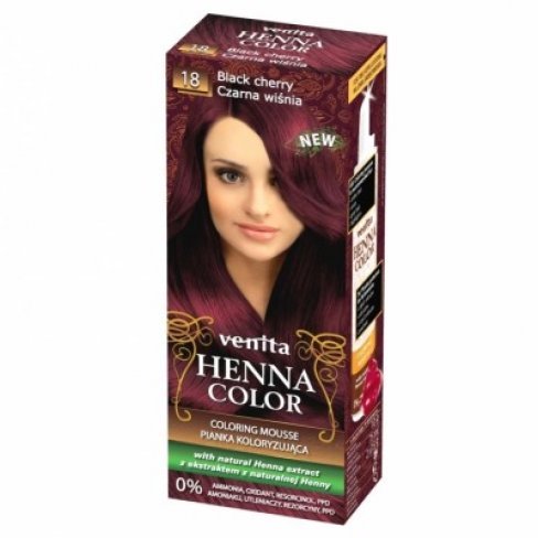 Vásároljon Henna color hajszínező hab nr.18 feketemeggy 75ml terméket - 1.348 Ft-ért