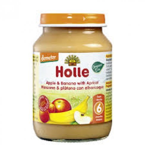 Vásároljon Holle bio bébiétel alma-banán-sárgabarack 190g terméket - 717 Ft-ért