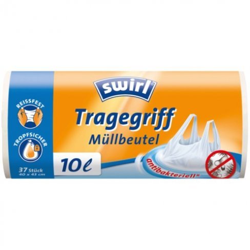 Vásároljon Swirl antibakteriális szemeteszsák  10 l 37db terméket - 593 Ft-ért