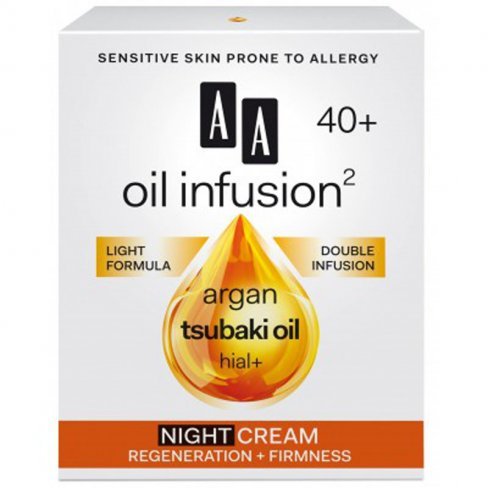 Vásároljon Aa oil infusion 40+ éjsz.krém reg.rugalm 50 ml terméket - 3.644 Ft-ért