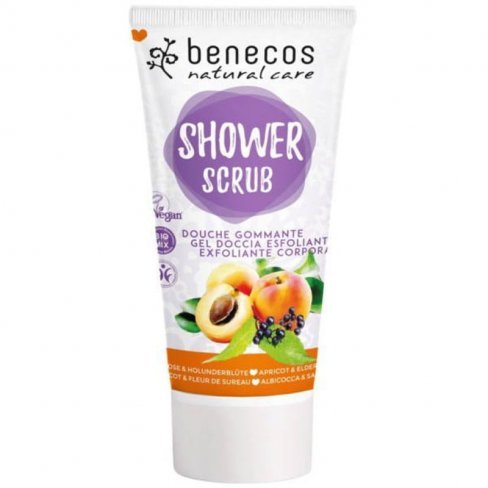 Vásároljon Benecos bőrradír zuhanyzáshoz sárgabarck és bodzavirág 200 ml terméket - 1.503 Ft-ért