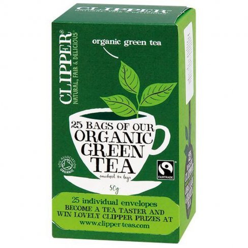 Vásároljon Clipper bio zöldtea borítékolt 25 db 25 filter terméket - 1.430 Ft-ért