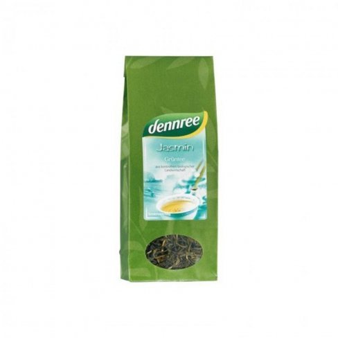 Vásároljon Dennree bio jázmin zöld tea szálas 100 g terméket - 2.160 Ft-ért