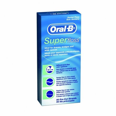 Vásároljon Oral-b fogs. super floss 50 szál 50 m terméket - 1.295 Ft-ért