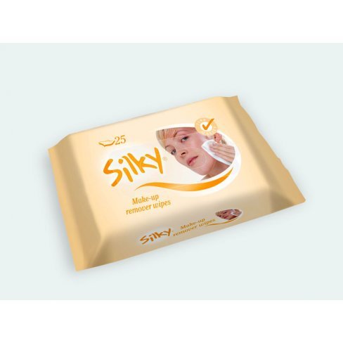 Vásároljon Silky törlőkendő make-up arctisztító 25 db terméket - 422 Ft-ért