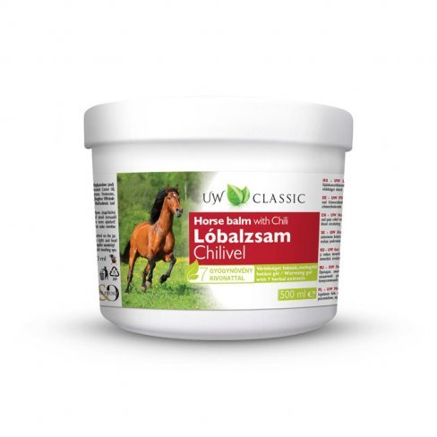 Vásároljon Uw classic lóbalzsam chilivel 500 ml 500 ml terméket - 1.067 Ft-ért