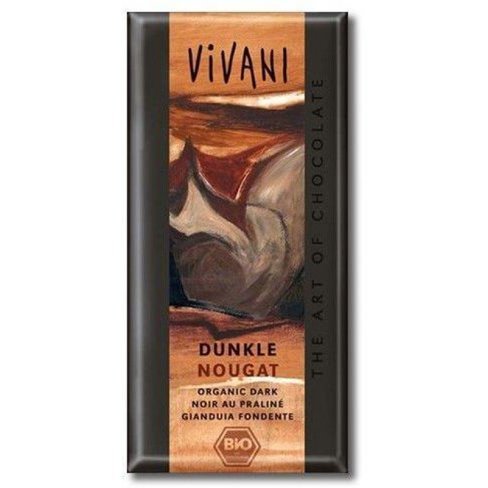 Vásároljon Vivani bio étcsokoládé nugátos terméket - 1.018 Ft-ért
